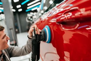 Car Being Polished